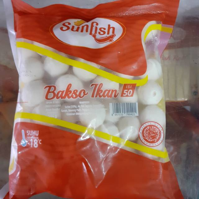 

SUNFISH BAKSO IKAN ISI 50 BUTIR