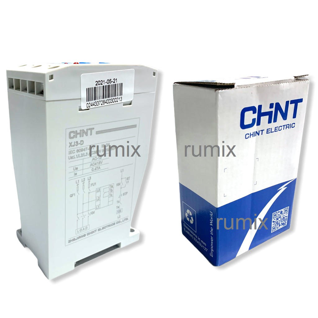 Phase Failure Relay Chint XJ3-D Chint Xj3D 308V AC Over Under Voltage Protector Sequence Original