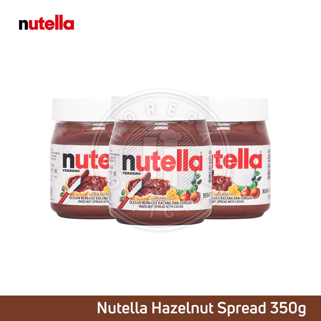 

NUTELLA HAZELNUT SPREAD WITH COCOA 350GR / SELAI KACANG COKLAT 350G