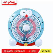 NIKO Kipas Angin Meja 9 Inch NK 901 Doraemon - Garansi 1 Tahun