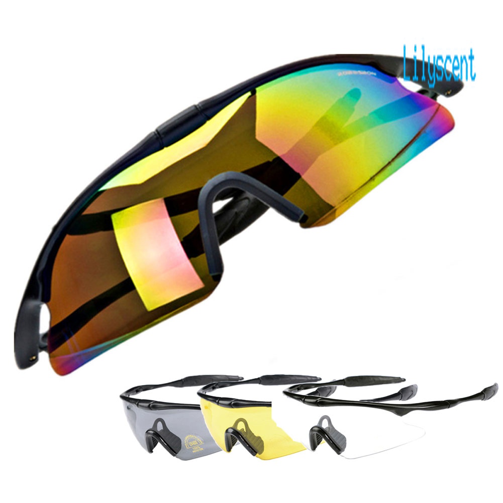 Lily Kacamata Goggles Pelindung Anti Angin / Pasir Untuk Motor / Sepeda / Outdoor