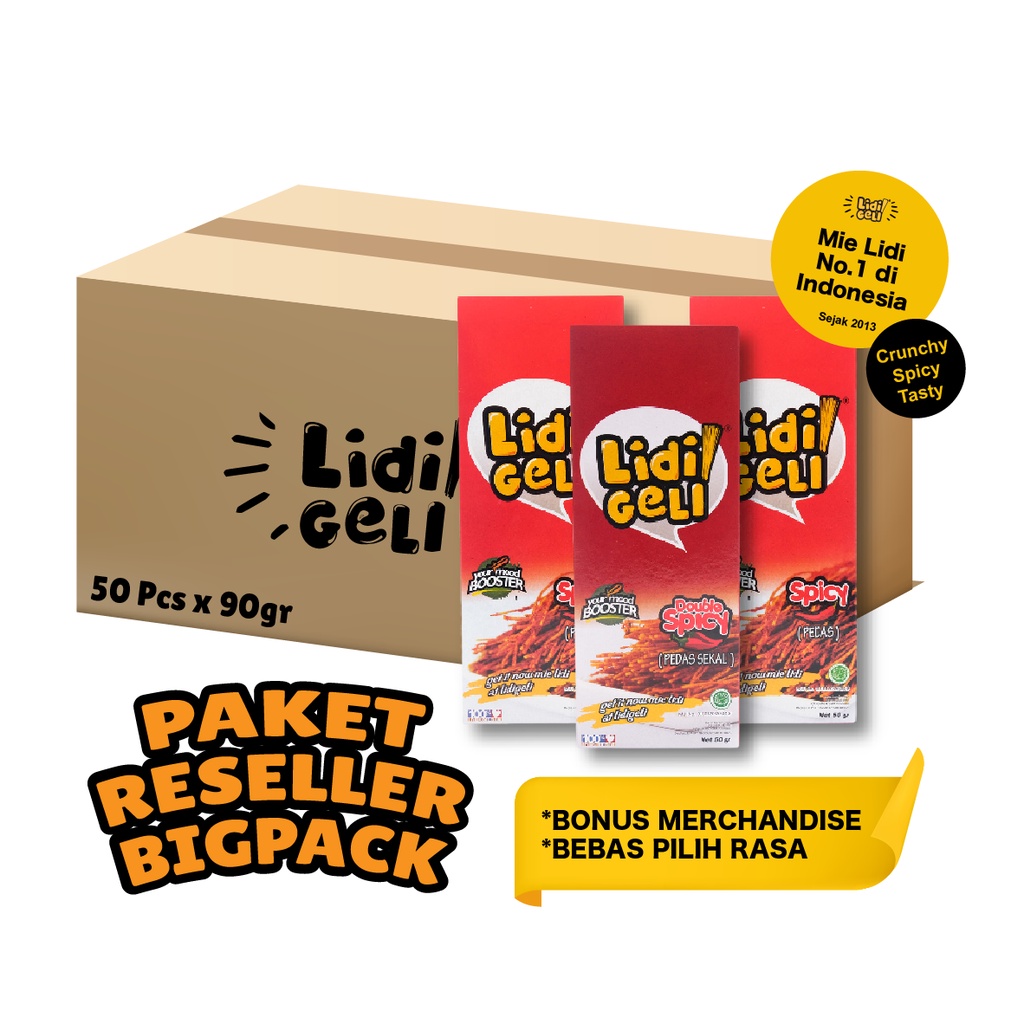 

Lidi Geli - Paket Reseller 90gr (50 Pcs)