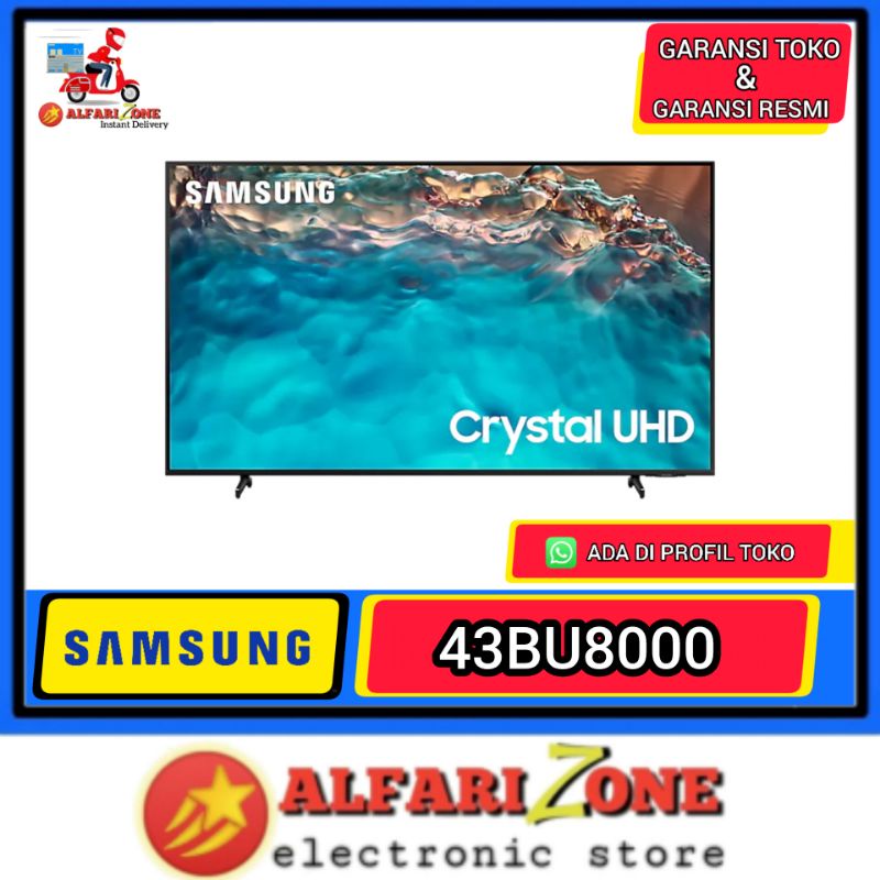 SAMSUNG 43BU8000 LED SMART TV 43 INCH samsung ua43bu8000 digital smart tv tizen model terbaru