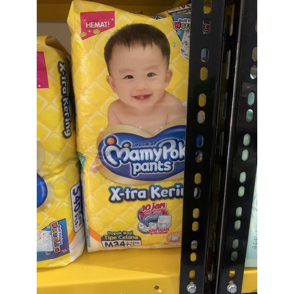 pampers mamy poko ukuran M isi 34