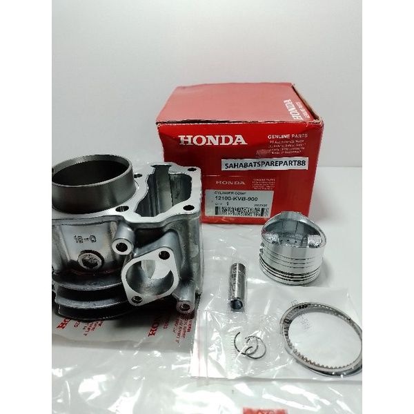 BLOCK SEHER BLOK SEHER CYLINDER BLOCK SILINDER BLOK PISTON HONDA VARIO 110 LAMA OLD KVB