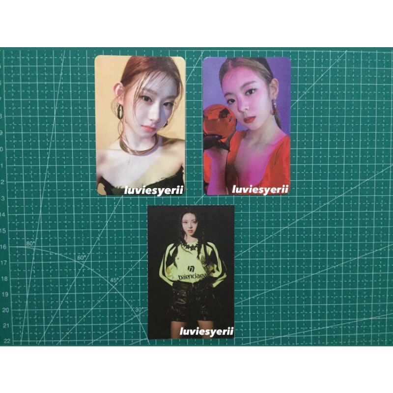 [ PAIR ] ITZY photocard hc hidden card yuna guess who lia bola krystal chaeryeong selfie