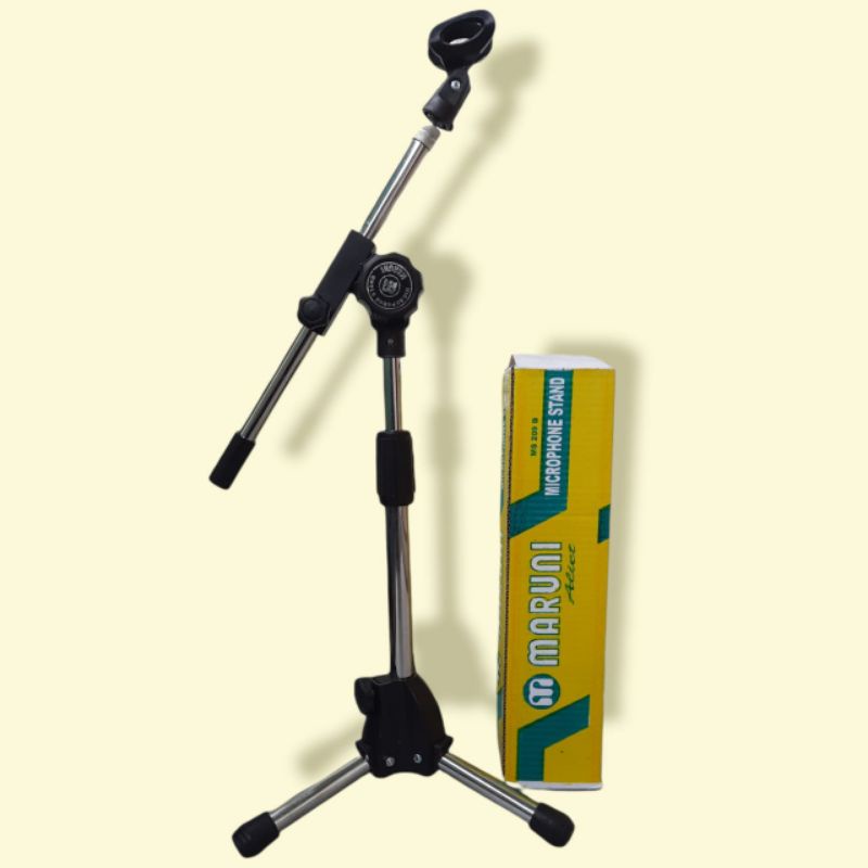 Stand Mic Maruni Pendek