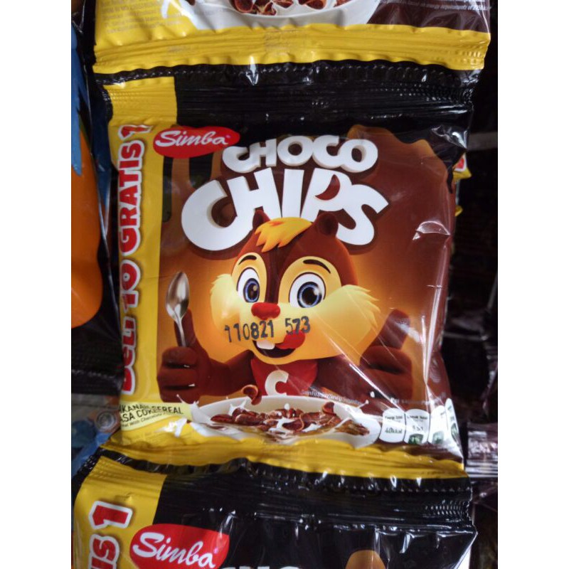 

simba choco chips 12gr