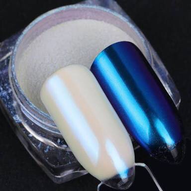 Pearl mermaid powder chrome nail art mirror powder nails Produk Good Quality