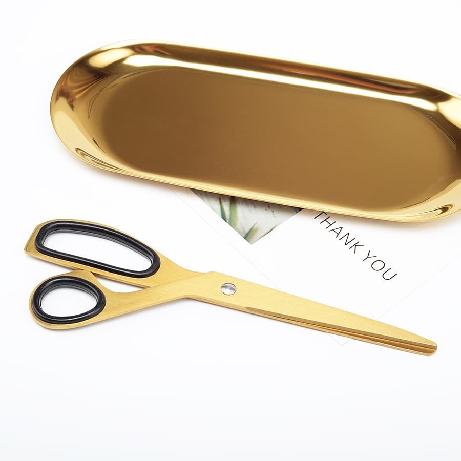

Gold Scissor premium / Gunting gold stainless steel unik ala aesthetic