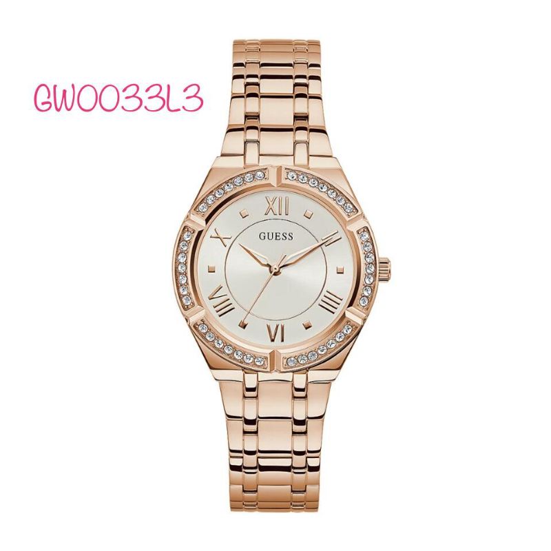 JAM TANGAN WANITA GUESS GW0033L3 STAINLESS STEEL ORIGINAL BM