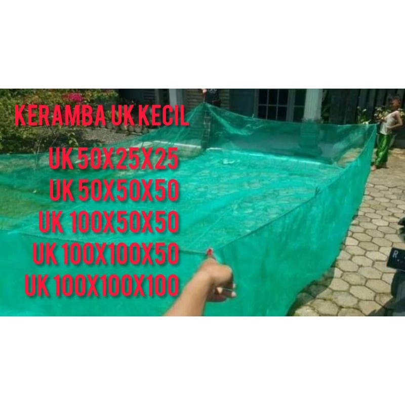 KERAMBA IKAN KECIL COCOK UNTUK BIBIT IKAN KECIL DAN BURAYAK