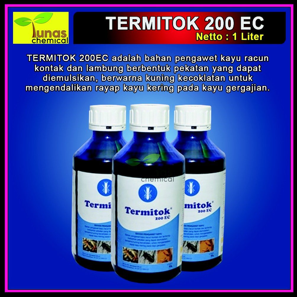 TERMITOK 200EC Obat Anti Rayap Dan Pengawet Kayu  Shopee 