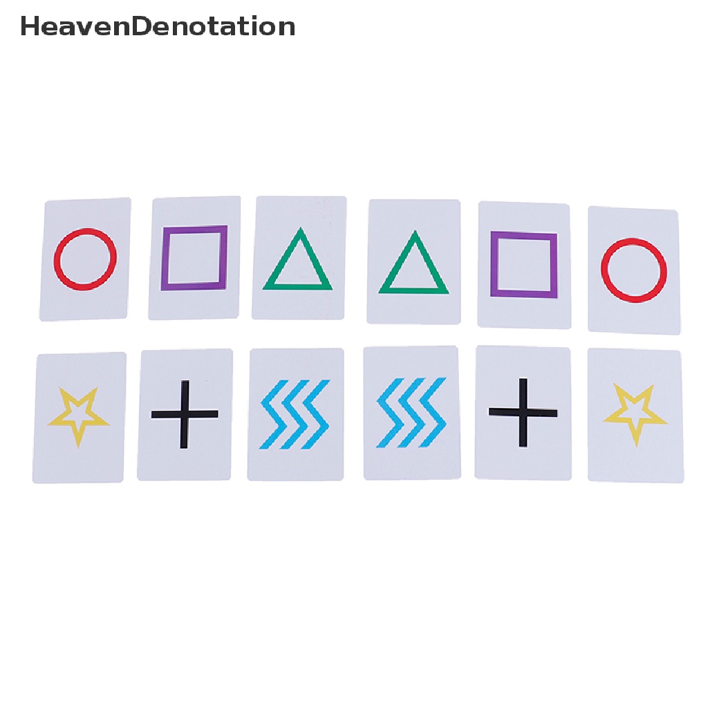 [HeavenDenotation] 2 Sets ESP Classic Cards Group Magic Tricks Easy To Do Children Kids Magic Toy