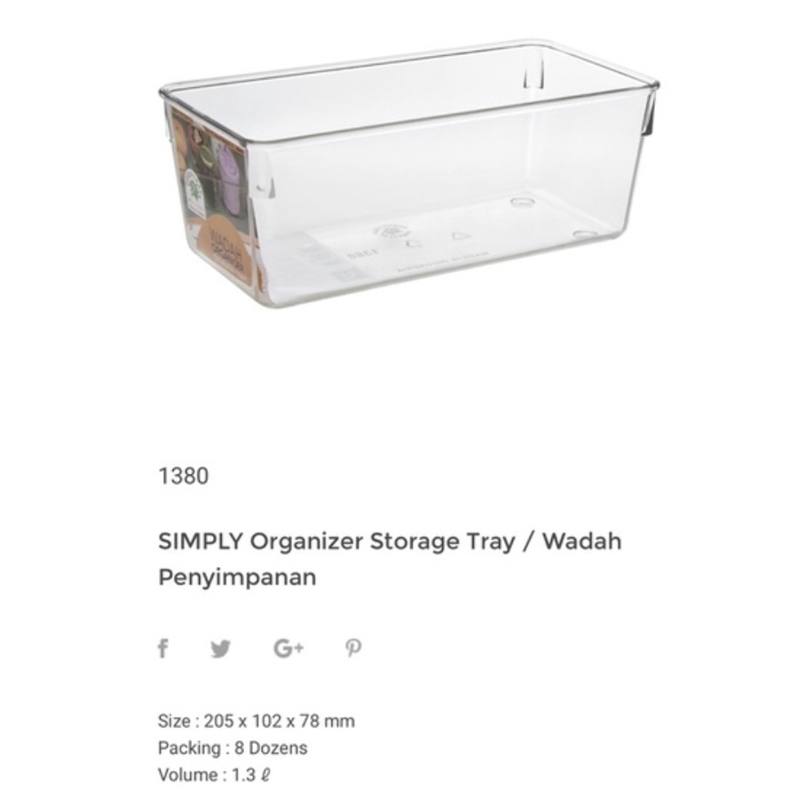 【GOGOMART】Storage Organizer Acrylic Akrilic Transparan / Tempat Penyimpanan Laci Meja &amp; Kulkas Aesthetic