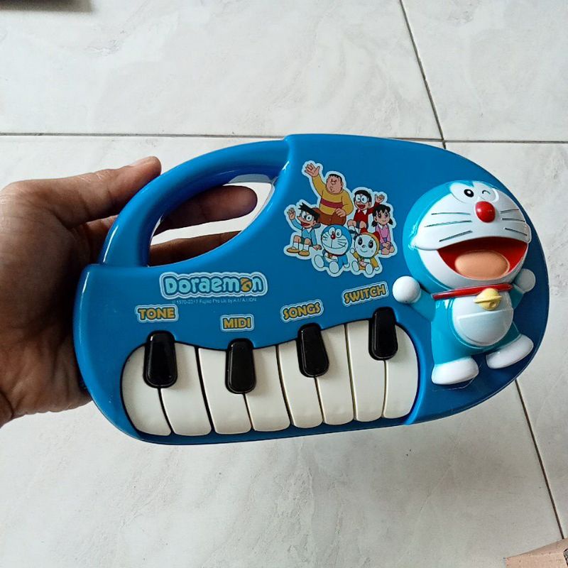 ODM 887 - Mainan Piano Musical Doraemon Bagus Asli Premium ODM887