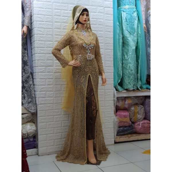 TERBARU KEBAYA AKAD  MEWAH FULL PAYET BEREKOR//KEBAYA AKAD MODREN/EBAYA PESTA BEST SELER