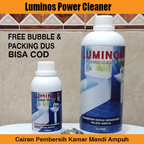 Cairan Pembersih Keramik Kamar Mandi Paling Ampuh Luminos Power Cleaner 1l Shopee Indonesia