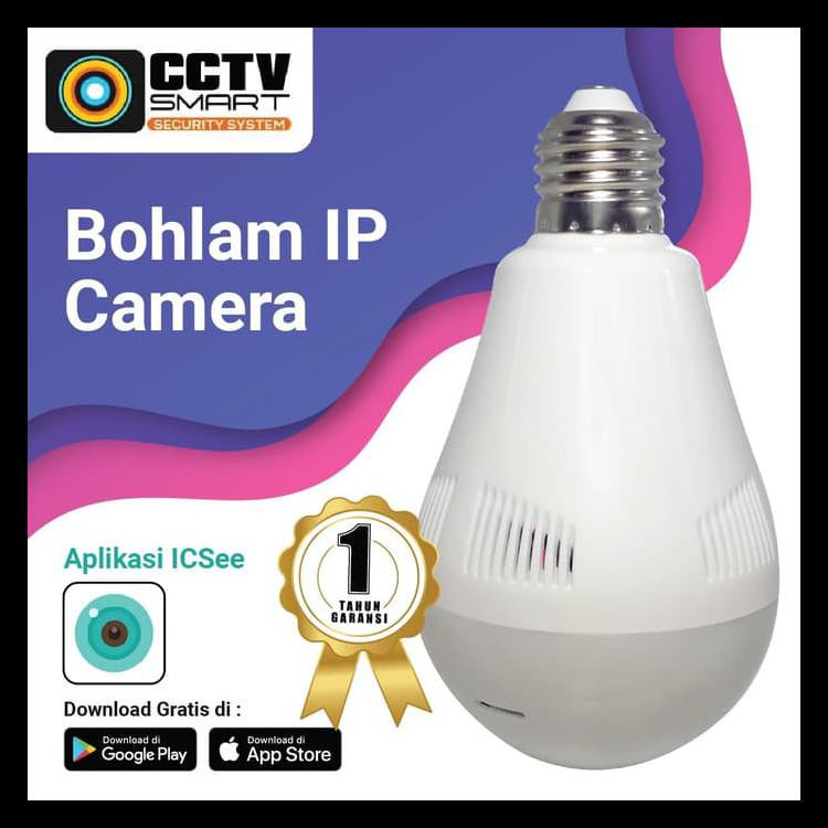 Cuci Gudang Kamera Cctv Wifi Bohlam Ip Camera V380 Promo 