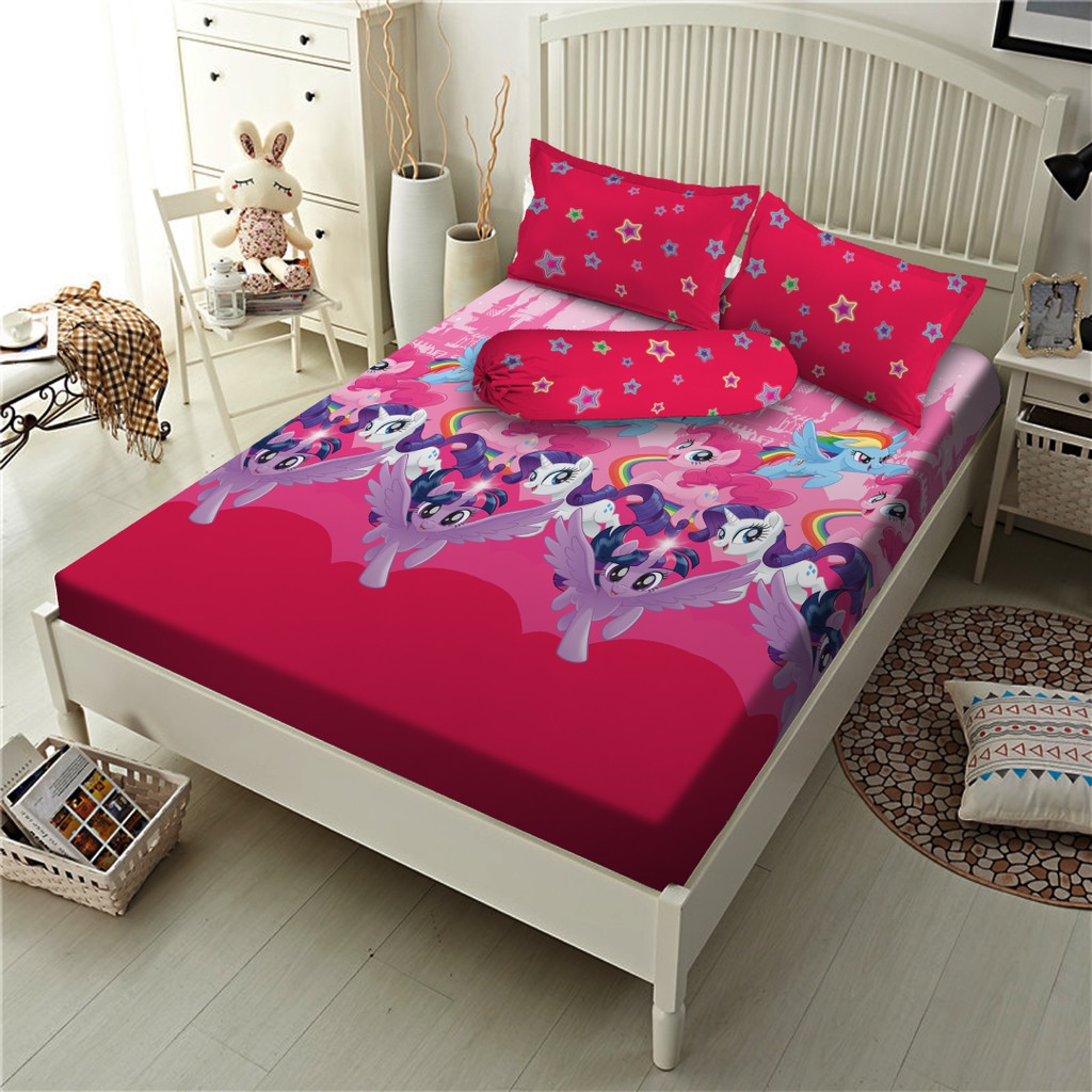 WW Sprei KASUR NOMOR 4 KINGDOM OF PONY Kintakun Dluxe 100 