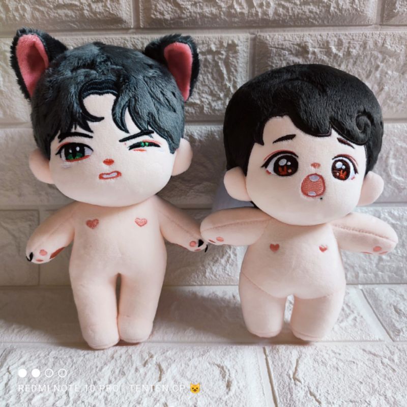 Wang Yibo Panther Xiao Zhan Bunny BJYX Yizhan 20cm doll