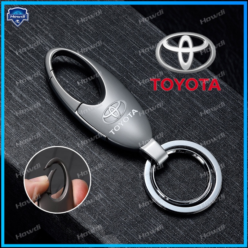 Gantungan Kunci Bentuk Tetesan Air Bahan Alloy Metal Dengan logo Untuk Toyota