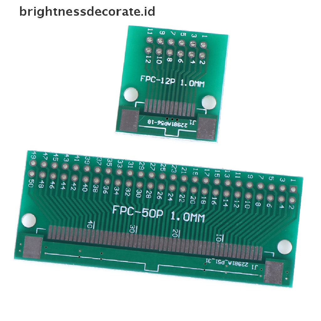 Papan Adapter Konverter Pcb 8p / 12p / 20p / 24p / 50p / 0.5mm Ffc Fpc Ke Dip 2.54mm