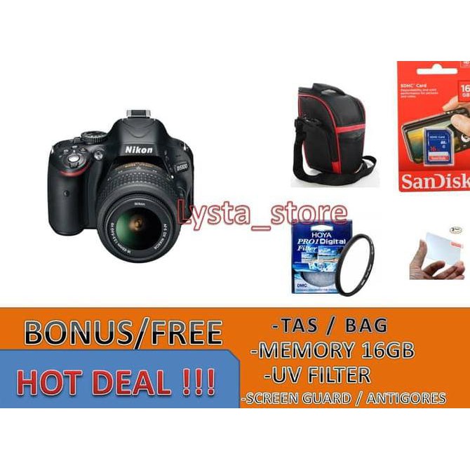 NIKON D5100 KIT 18-55MM / NIKON 5100 / D5100 murah