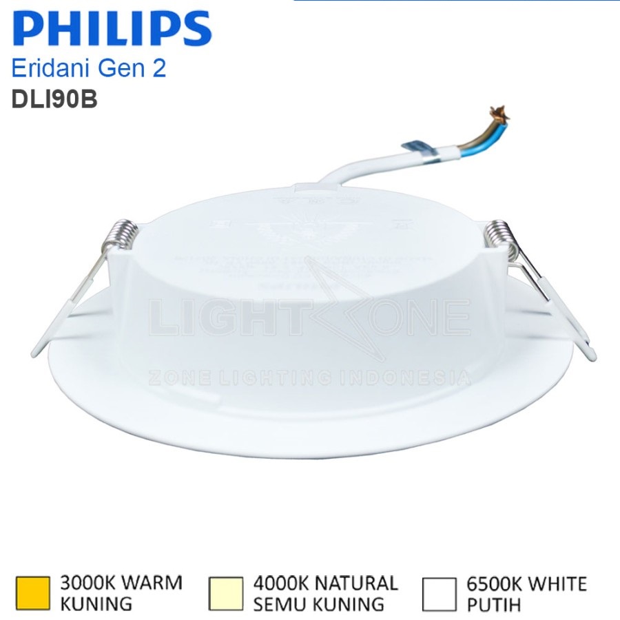 Philips Downlight Led Eridani DL190B 10w Gen 2 LED8 D125 SNI DOWNLIGHT PHILIPS 10W