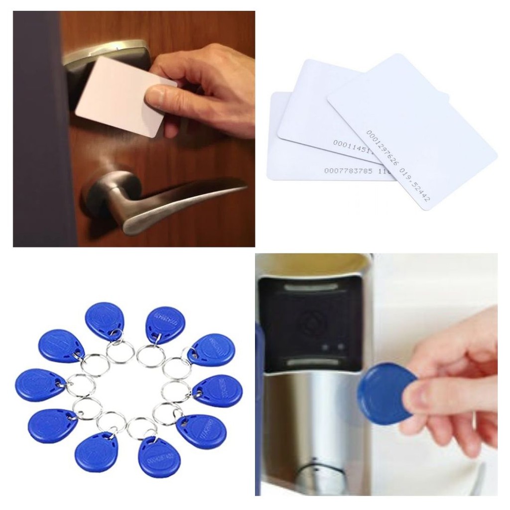 Kartu RFID Card dan Tag Keychain Gantungan Kunci Pintu Hotel Lemari Writetable  Rewritable 111147