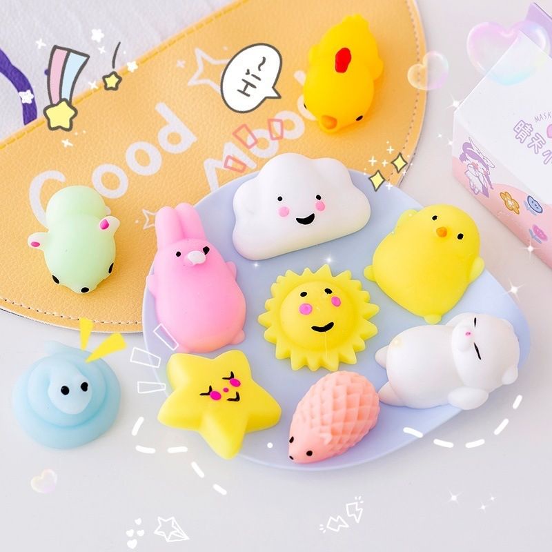 Squishy Mini Murah  Mainan Anti Stress Squishy Mochi HP Mainan Karet Binatang Mainan Anti Stres