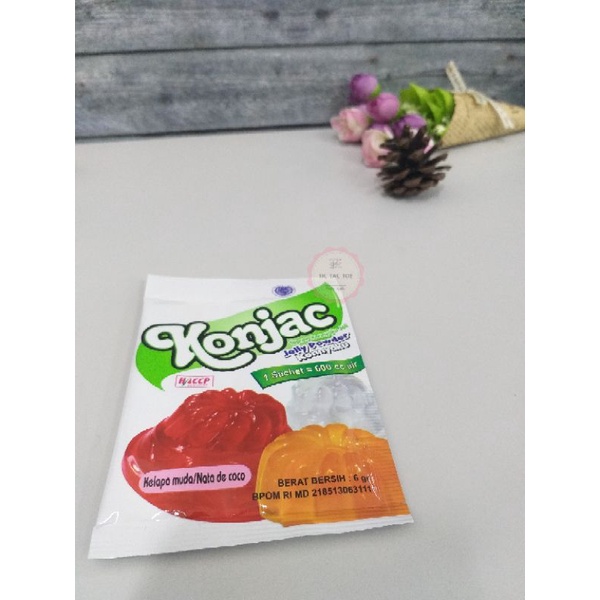 Konjac Kelapa Muda Sachet 6gr/Konjac Kelapa Muda