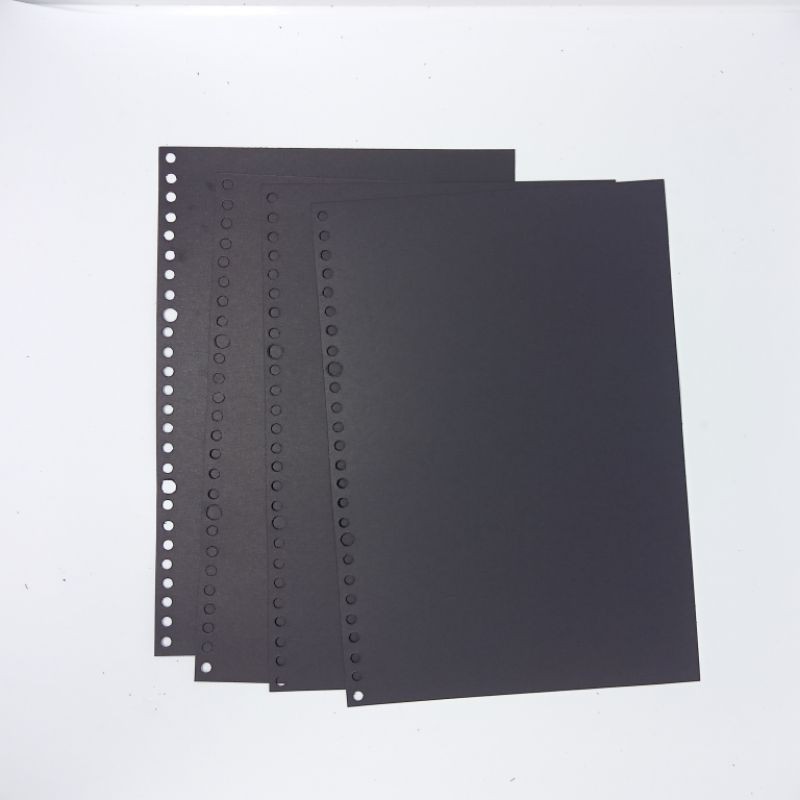 Kertas File (Loose leaf)  Binder A4 A5 BLACK PAPER B5/LOSSE LEAF B5 Kertas Hitam