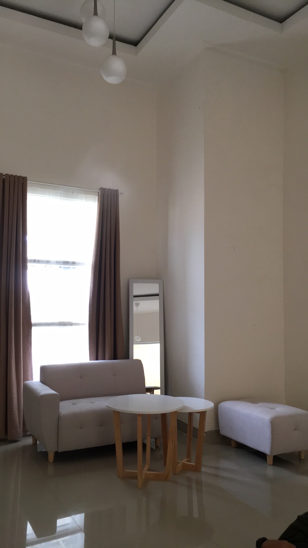 Meja Kopi - Meja Kopi Minimalis - Meja Kopi Bulat - Meja Kopi Kayu - Meja Serbaguna - Homned