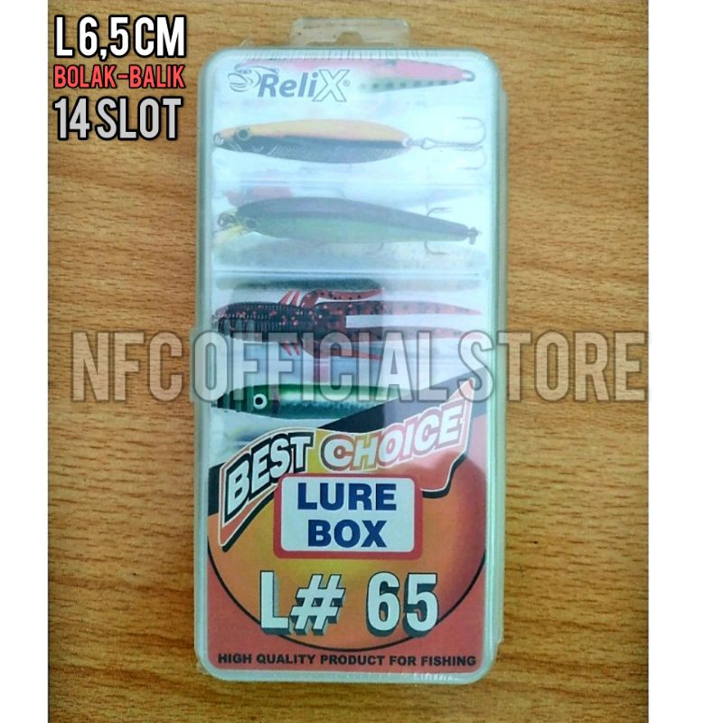 Box Lure / Lure Box / Kotak umpan pancing STELLA  RELIX L 105 L 85 L 65 L 60 TEBAL TIDAK MUDAH PECAH