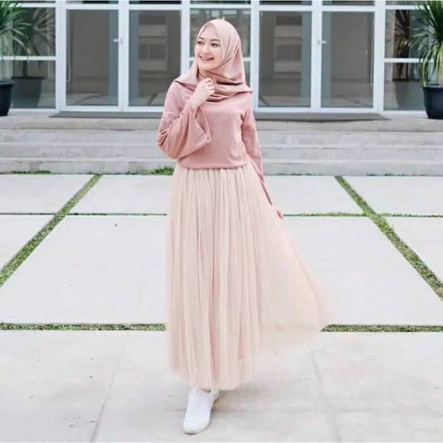 ROK TUTU POLOS MAXY PREMIUM WANITA/ROK TUTU DEWASA/ROK TILE WANITA