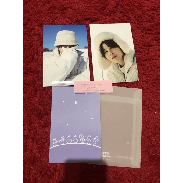 PHOTOSET 4x6 JIMIN TAEHYUNG V WINTER PACKAGE 2021 WINPACK WP21 BTS