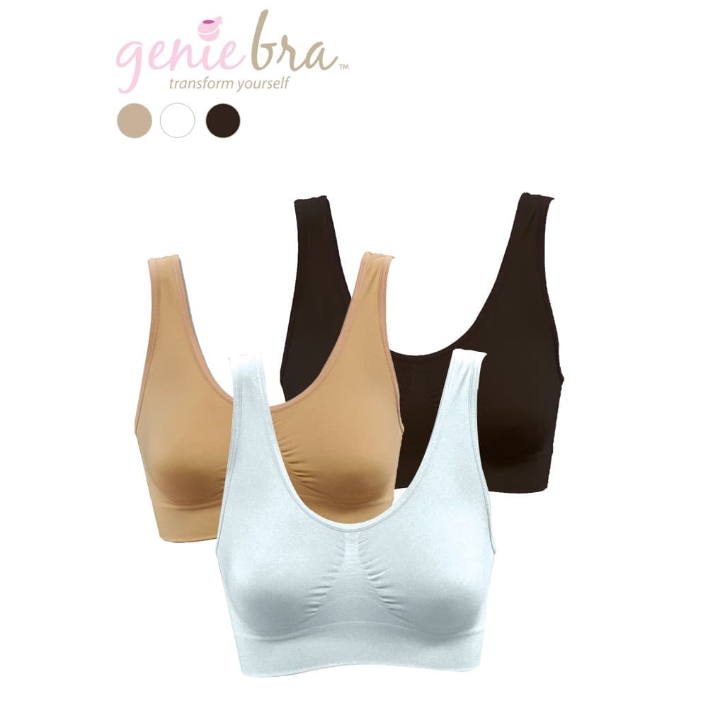 GENIE BRA CLASSIC isi 3 pcs Sport Bra with Cup Bra Pakaian Dalam Wanita