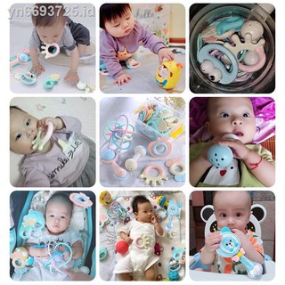  Mainan  Ring Teether Untuk Edukasi  Dini Bayi  Laki Laki 