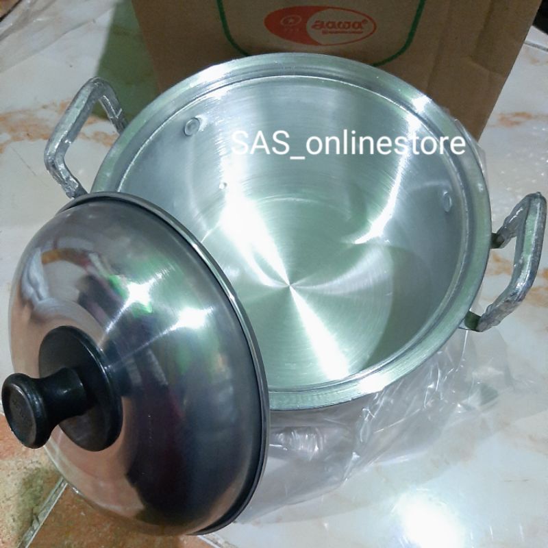 Panci jawa maspion aluminium 16cm Foto realpict/Panci masak tanpa dandang