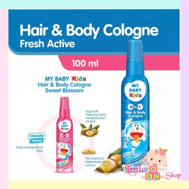 My baby kids hair &amp; body cologne spray 100ml / Mybaby
