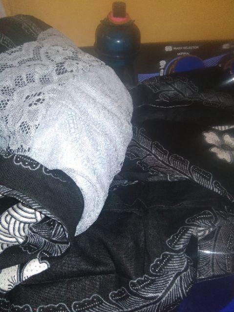 Zola_batik Couple Gamis Brokat 2526 - Kubah