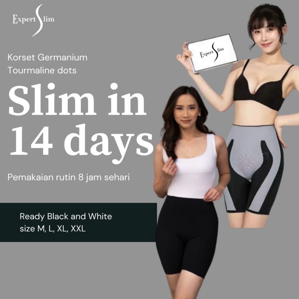 KC007 Korset Pelangsing Celana Germanium Tourmaline Dots / Korset Pelangsing Expert Slim .