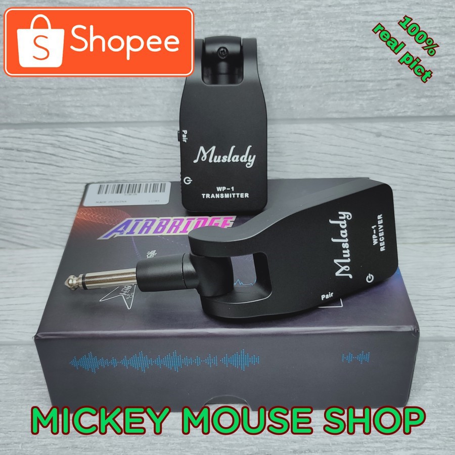 Jack Gitar 2.4GHz Muslady AIRBRIDGE Wireless Guitar Sound System