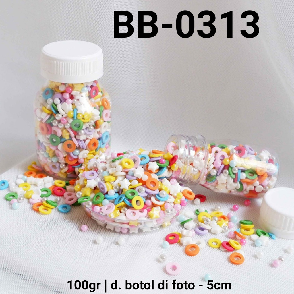 

BB-0313 Sprinkles sprinkle springkel 100gr donut confetti rainbow yamama baking grosir murah sprinkles cake dekorasi mutiara trimit decoration story sprinklestory sprinklesstory sprinkle story yamama baking