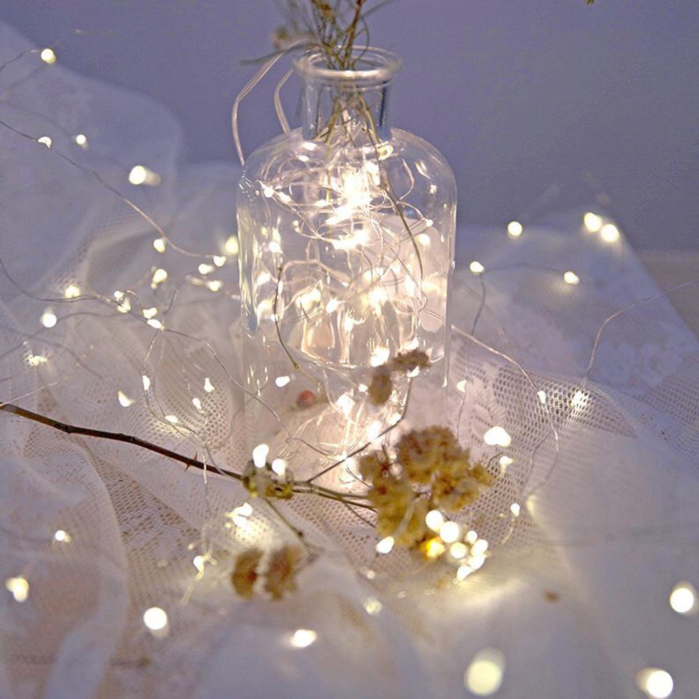 【SALE】Copper Wire LED String Lamp Fairy lights For Christmas New Year Xmas Wedding Decoration