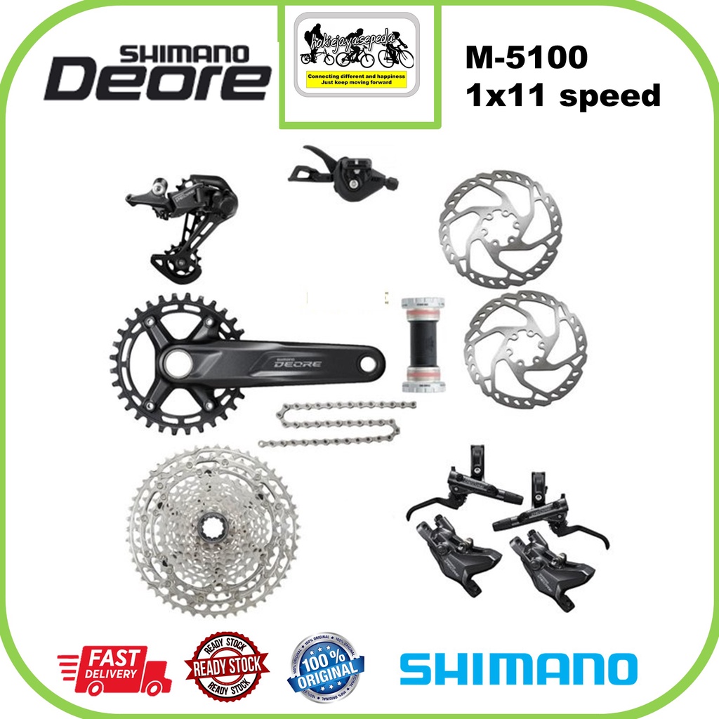 Groupset Shimano DEORE M-5100 Full 11 speed Original