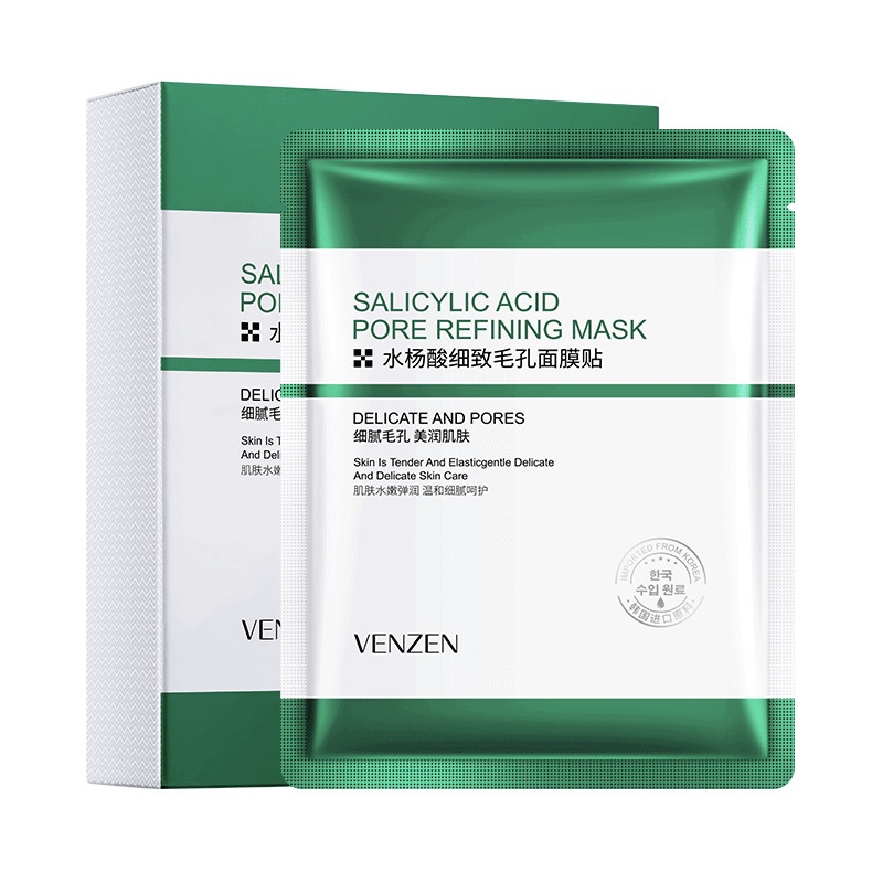 VEZE Masker Wajah Salicylic Pore Refining Facial Sheet Mask BQ046