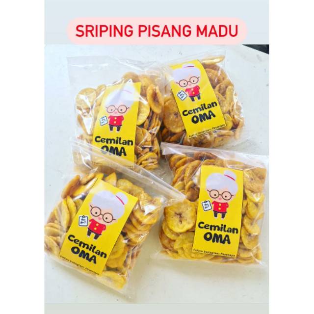 

Sriping Pisang Madu! Snack Jajan Cemilan Krupuk Kripik