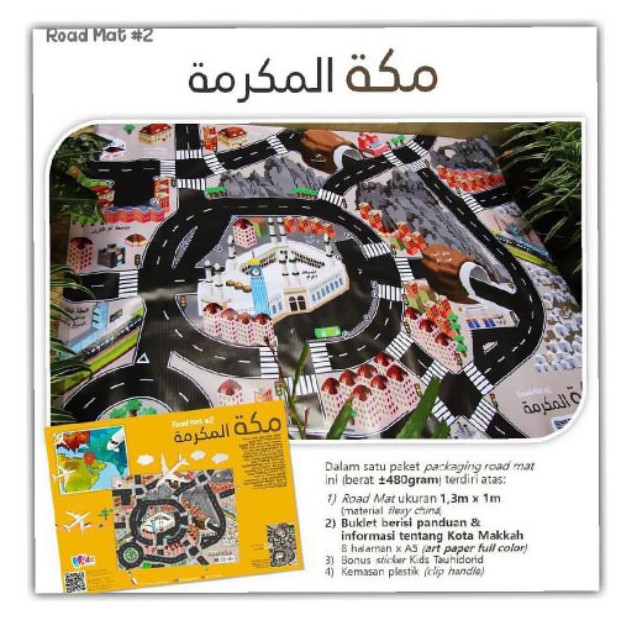 Roadmat Mekkah/Playmat Anak/Alas Main Anak